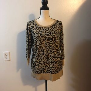 Banana republic leopard sweater